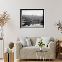 Historic Framed Print, View in Sunset Park, Haines Corners, Catskill Mountains, N.Y.,  17-7/8" x 21-7/8"