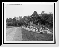 Lake Mohonk House from Garden Drive, N.Y. Classic, Antique Poster