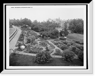 The Gardens, Lake Mohonk House, N.Y. - 3, Historic Print