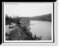 Lake Mohonk from Eagle Cliff Road, N.Y, Historic Print