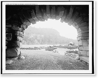 Sky top from the archway, Lake Mohonk House, N.Y, Antique Poster