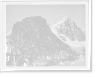 Historic Framed Print, Mt. Sheol [i.e. Sheal] from the Saddleback, Alberta,  17-7/8" x 21-7/8"