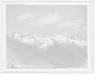 Historic Framed Print, Hermit Range, Selkirk Mts., B.C.,  17-7/8" x 21-7/8"