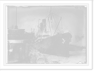 Historic Framed Print, Orotava at dock in New York Harbor, New York,  17-7/8" x 21-7/8"
