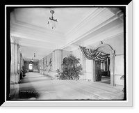 Randolph Street corridor, second floor, Wayne County Building, Detroit, Vintage Wall Art