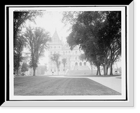 Historic Framed Print, The Capitol from the east, Albany, N.Y.,  17-7/8" x 21-7/8"