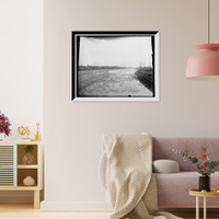 Historic Framed Print, Canal from end of rock cut, Michigan Lake Superior Power Co., Sault Ste. Marie, Mich.,  17-7/8" x 21-7/8"