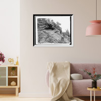 Historic Framed Print, Prophet's Rock Ridge near Tippecanoe battleground, Ind.,  17-7/8" x 21-7/8" Historic Framed Print, Prophet's Rock Ridge near Tippecanoe battleground, Ind.,  17-7/8" x 21-7/8"