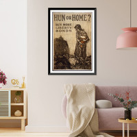 Hun or home? Buy more Liberty Bonds. Raleigh, Antique Poster