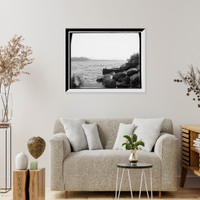 Lower Saranac Lake from Shingle Bay Point, Adirondack Mountains Classic, Vintage Wall Art