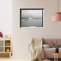 The Water front, Mobile, Alabama, Antique Wall Art