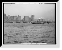 Historic Framed Print, New York City skyline,  17-7/8" x 21-7/8"