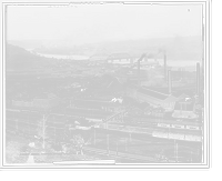 Historic Framed Print, Edgar Thomson [i.e. Thompson] Works, Braddock, Pa. - 9,  17-7/8" x 21-7/8"