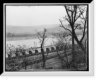 Historic Framed Print, Edgar Thomson [i.e. Thompson] Works, Braddock, Pa. - 11,  17-7/8" x 21-7/8"