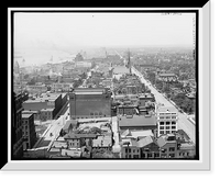 Historic Framed Print, [General view, Detroit, Mich.] - 3,  17-7/8" x 21-7/8"