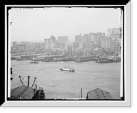 Historic Framed Print, New York skyline - 17,  17-7/8" x 21-7/8"