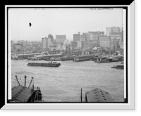 Historic Framed Print, New York skyline - 18,  17-7/8" x 21-7/8"