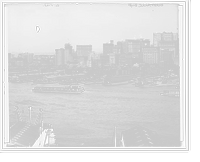 Historic Framed Print, New York skyline - 18,  17-7/8" x 21-7/8"