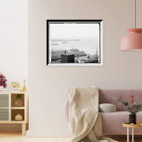 Historic Framed Print, New York skyline - 23,  17-7/8" x 21-7/8"