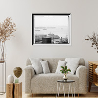 Historic Framed Print, New York skyline - 23,  17-7/8" x 21-7/8"
