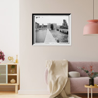 Historic Framed Print, Great lock and power plant, Chicago Drainage Canal, Lockport, Ill.,  17-7/8" x 21-7/8"