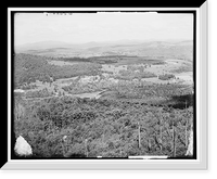 Saranac Lake from Baker Mt., N.Y, Antique Wall Art