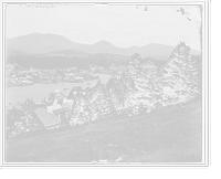 Historic Framed Print, Saranac Lake, Adirondack Mts., N.Y. - 2,  17-7/8" x 21-7/8"