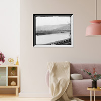 Historic Framed Print, Edgar Thomson [i.e. Thompson] Works, Carnegie Steel Co., Braddock, Pa.,  17-7/8" x 21-7/8"