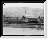 Historic Framed Print, Edgar Thomson [i.e. Thompson] Works, Carnegie Steel Co., Braddock, Pa. - 4,  17-7/8" x 21-7/8"