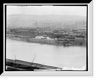 Historic Framed Print, Edgar Thomson [i.e. Thompson] Works, Carnegie Steel Co., Braddock, Pa. - 6,  17-7/8" x 21-7/8"