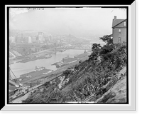 Historic Framed Print, The Point, Pittsburgh, Pa.,  17-7/8" x 21-7/8"