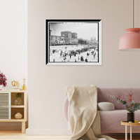 The Beach and broadwalk sic, Atlantic City, N.J. - 5 Classic, Vintage Poster