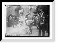 Historic Framed Print, Crown Prince and Princess of Germany,  17-7/8" x 21-7/8"