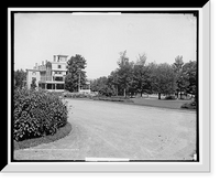 Historic Framed Print, Maplewood [House] cottages and lawn, Maplewood, N.H. - 3,  17-7/8" x 21-7/8"