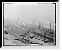 Historic Framed Print, Jones and Laughlin steel mills, Pittsburgh, Pa. - 5,  17-7/8" x 21-7/8"