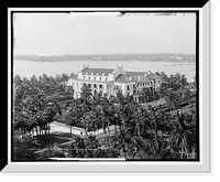 Historic Framed Print, Lake Worth and W. Palm Beach from the Royal Poinciana - 5,  17-7/8" x 21-7/8" Historic Framed Print, Lake Worth and W. Palm Beach from the Royal Poinciana - 5,  17-7/8" x 21-7/8"