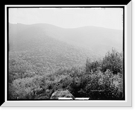 Historic Framed Print, Franconia Notch from artist's bluff, White Mts., N.H.,  17-7/8" x 21-7/8"