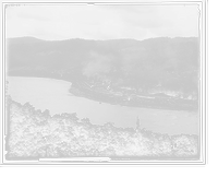 Historic Framed Print, Hinton and the New River, W. Va. - 4,  17-7/8" x 21-7/8"