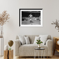 Historic Framed Print, Walt Dickson, New York NL, wearing 1909 road uniform (baseball),  17-7/8" x 21-7/8"