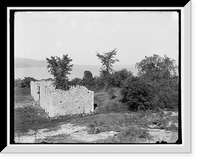 Historic Framed Print, Ruins of Fort Frederick, Crown Point, N.Y. - 2,  17-7/8" x 21-7/8"
