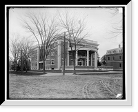 Historic Framed Print, College hall, Dartmouth College, Mass. [i.e. New Hampshire],  17-7/8" x 21-7/8"