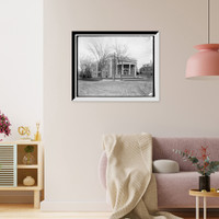 Historic Framed Print, College hall, Dartmouth College, Mass. [i.e. New Hampshire],  17-7/8" x 21-7/8"