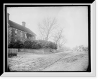 Nelson House i.e. York Hall and street view, Yorktown, Va, Historic Print