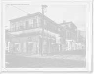 Historic Framed Print, Old Absinthe House, New Orleans, La.,  17-7/8" x 21-7/8"