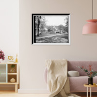 Historic Framed Print, Trophy Park, Fort Monroe, Va. - 2,  17-7/8" x 21-7/8" Historic Framed Print, Trophy Park, Fort Monroe, Va. - 2,  17-7/8" x 21-7/8"