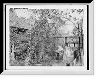 Historic Framed Print, Barton's old mill, Aiken, S.C.,  17-7/8" x 21-7/8"