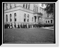 Historic Framed Print, Old and new graduates, commencement day, University of Michigan,  17-7/8" x 21-7/8"