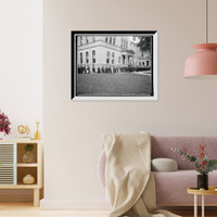 Historic Framed Print, Old and new graduates, commencement day, University of Michigan,  17-7/8" x 21-7/8"