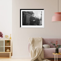 Historic Framed Print, Dr. Paul Schwarz holding cigar,  17-7/8" x 21-7/8"