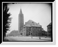 Historic Framed Print, First M[ethodist] E[piscopal] Church, Woman's College, Baltimore, Md.,  17-7/8" x 21-7/8"